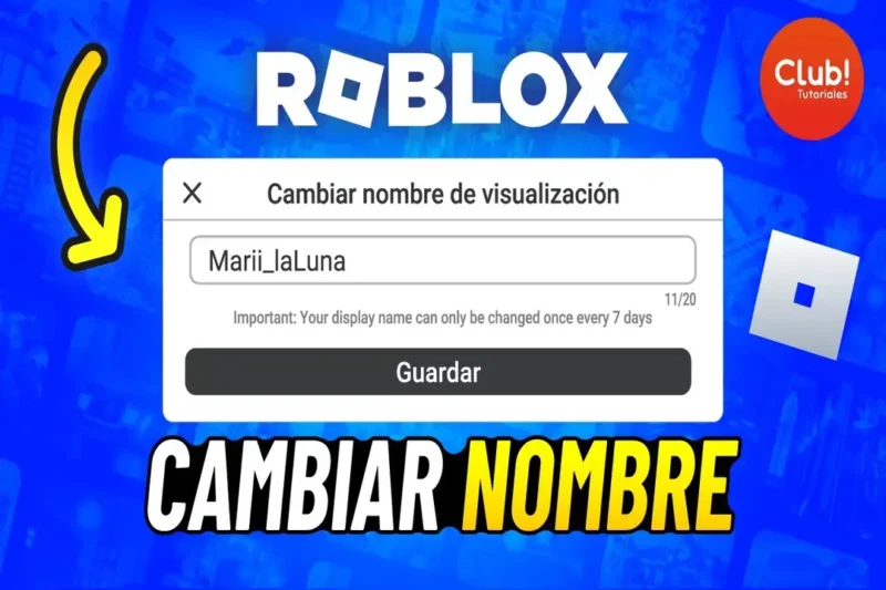 Cómo cambiar tu nombre en Roblox en 2026
