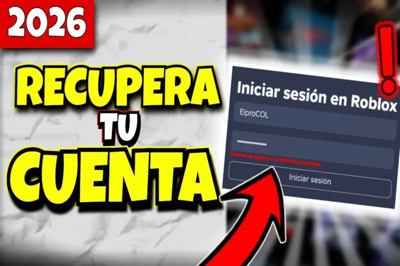 Cómo recuperar una cuenta de Roblox en 2026