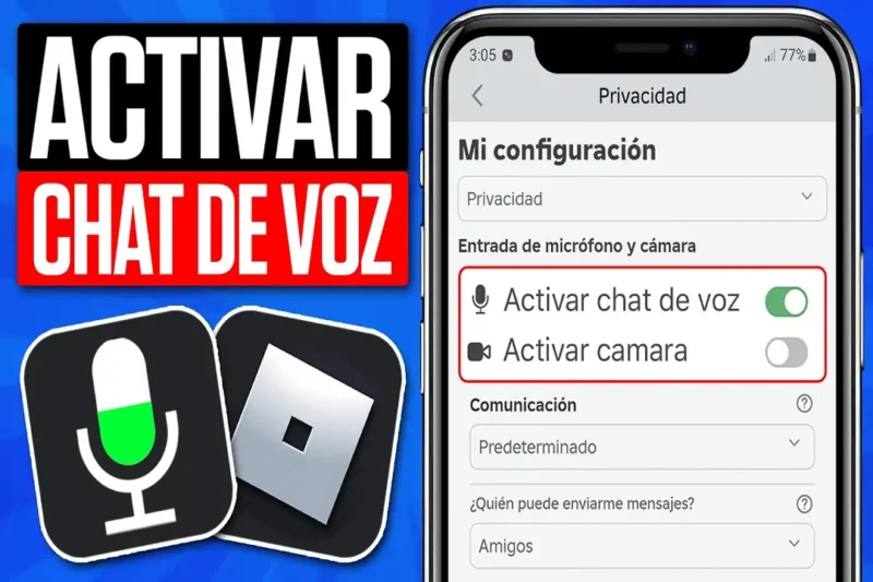 Cómo activar el chat de voz en Roblox en 2026